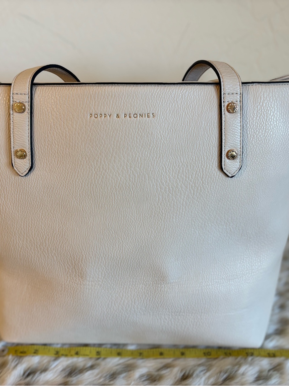 Poppy & Peonies Go-Getter Tote Off White